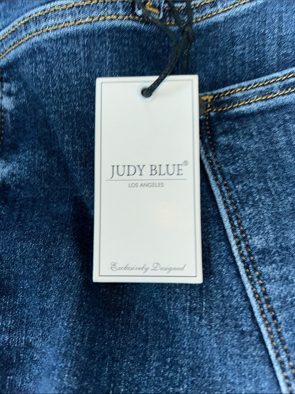 Judy Blue Women’s Blue Stretch Denim Jeans 24W NWT - Picture 4 of 6